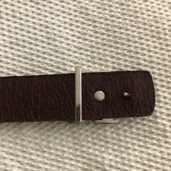 Calvin Klein women's skinny belt CK Monogram Buckle M.  33-1/2 Long, 1” wide. - Picture 6 of 6